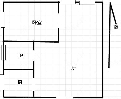 瑞星家园(东区1-33) 1室1厅