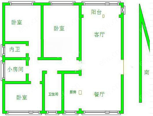 圆融广场（融禾花苑） 3室2厅