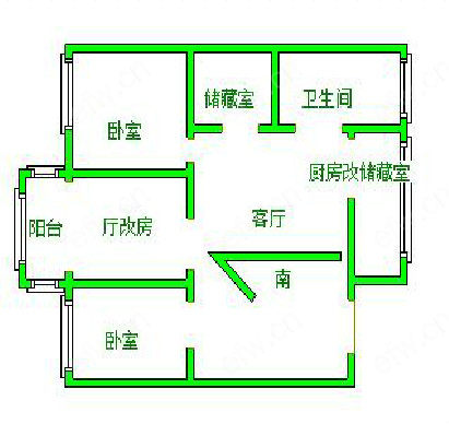 风光里小区(二期) 2室1厅