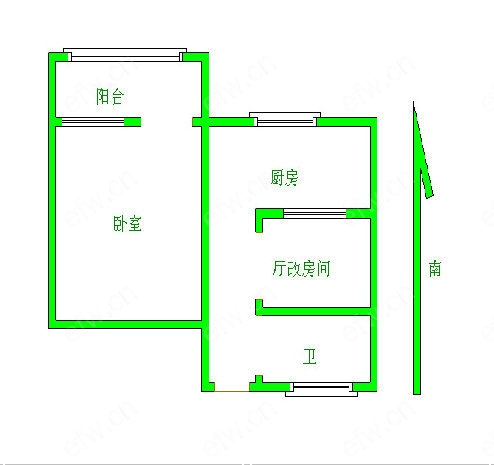 曹张新村  1室1厅