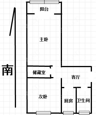 上马墩三村 2室1厅
