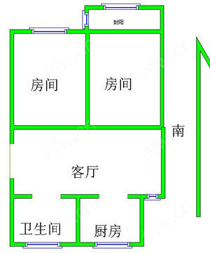 曹张新村 2室1厅