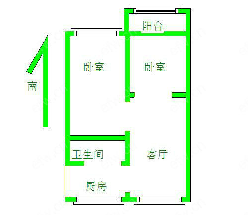 广丰一村 3室1厅房东诚心卖