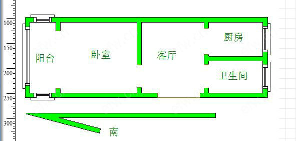 江海新村   1室1厅