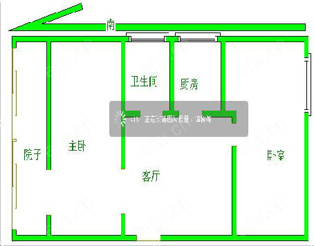 中南新村 2室1厅1楼带院子 可以做生意