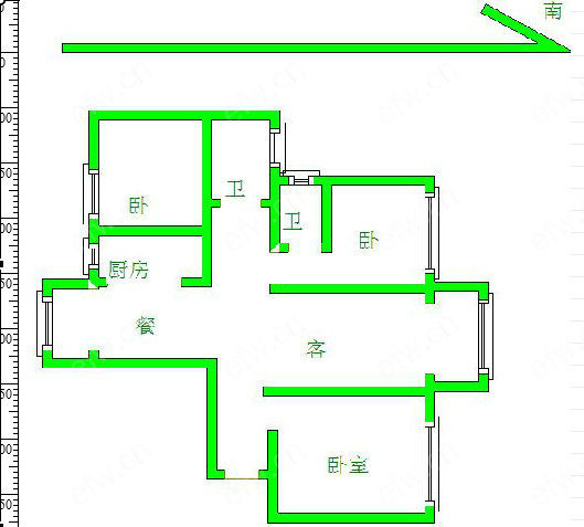 爱家金河湾 3室2厅