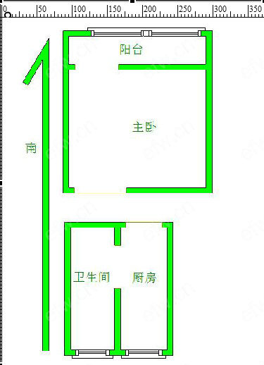 塘南新村 1室1厅