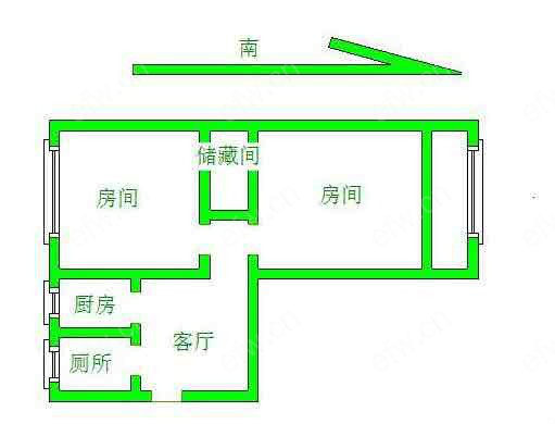 江海新村 2室1厅，精装