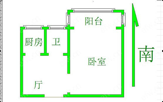 中联新村 1室1厅