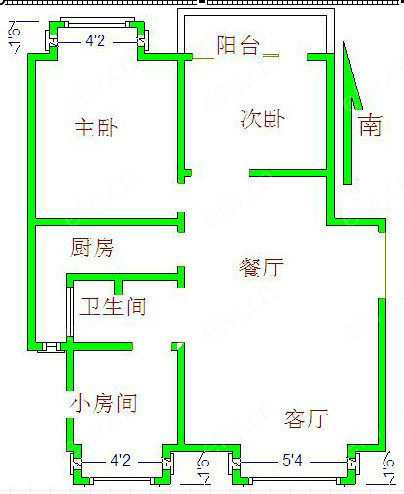 凤翔馨城 3室2厅