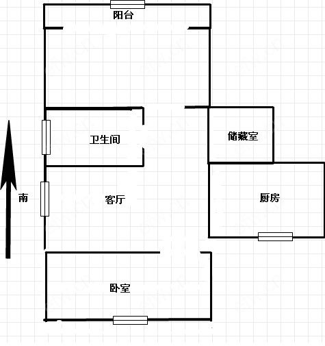 叙康里   2室1厅