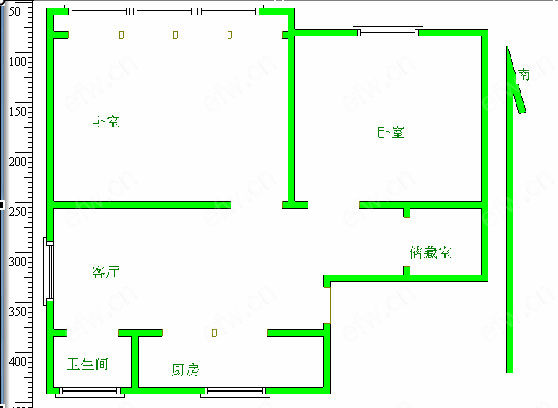 青山一村 2室1厅...