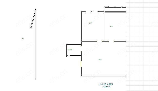 黄巷新村 2室1厅