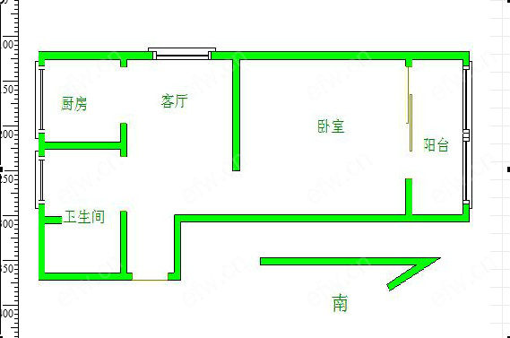 锡航新村 1室1厅