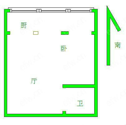 哥伦布广场(广益) 1室1厅