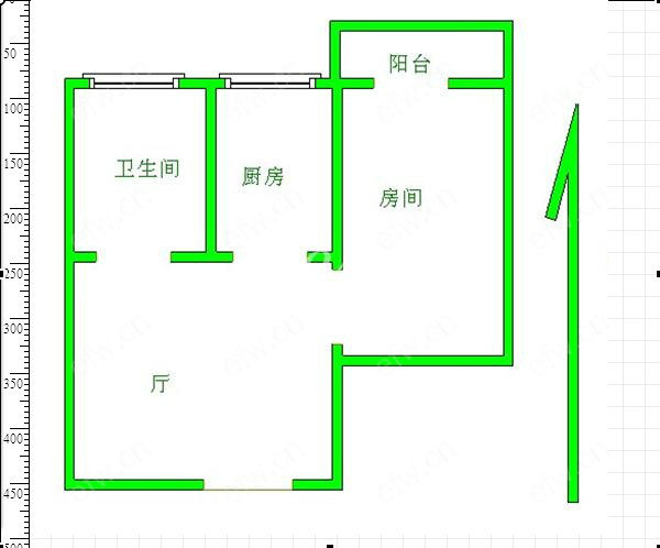 震泽一村 经典1房 东边户 全明 精装修！
