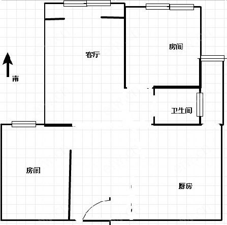 瑞星家园(东区1-33) 2室2厅