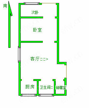 水秀新村 2房 全明户型 另送家电