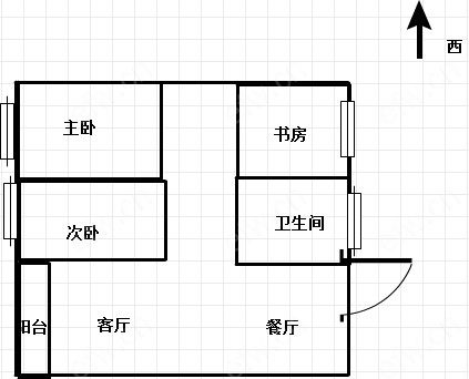 华府天地尊园 3室2厅