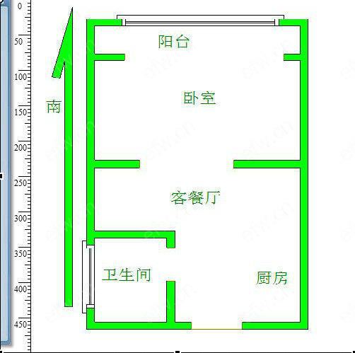 嘉园小区  1室1厅