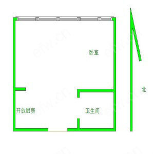 东方云顶（新生路、县前东街） 1室1厅