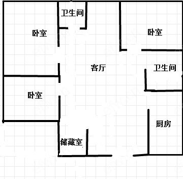 广益景苑 3室2厅