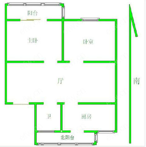 通扬新村 2室2厅房东着急卖