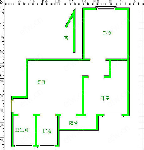 爱家金河湾 2室2厅