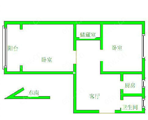 风雷新村（167-239) 2室1厅