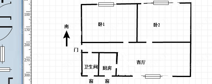 毛岸新苑 2室2厅 毛坯房。。。。。。