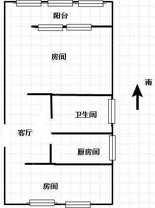 曹张新村 2室1厅