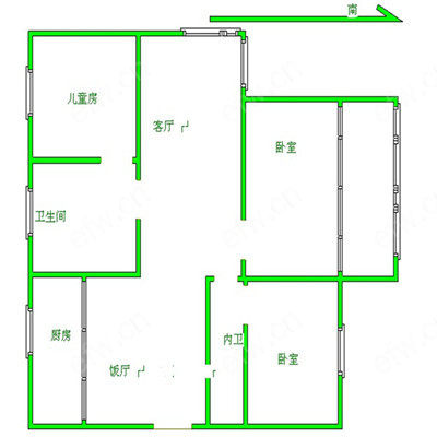 凤翔馨城 3室2厅  看房提前约