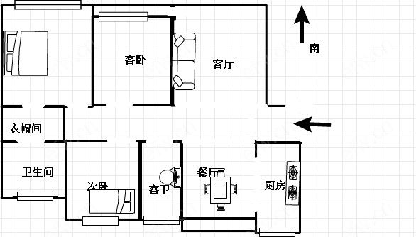 金域缇香一期（金色家园） 3室2厅