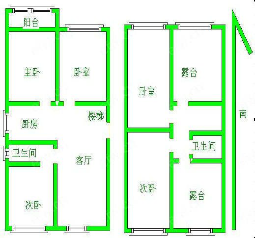 尤渡苑(74号-103号) 5室2厅