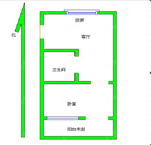 清名新村(清名一村) 1室1厅