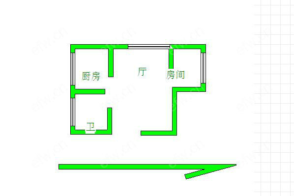 荣巷新村 1房 全明户型 另送家电