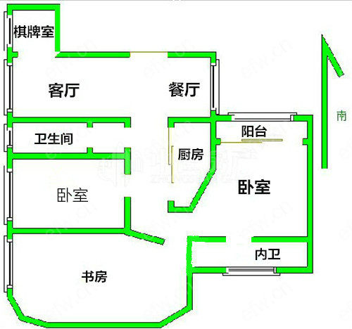 乐多花园(左岸星光) 3室2厅