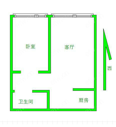 凯宾斯基(凯燕环球) 1室1厅