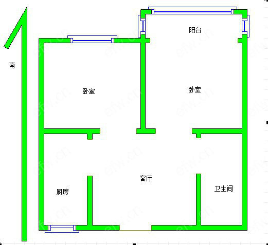 扬名一村 2室1厅新装两年