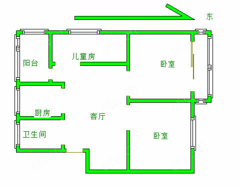 印染新村 2室2厅