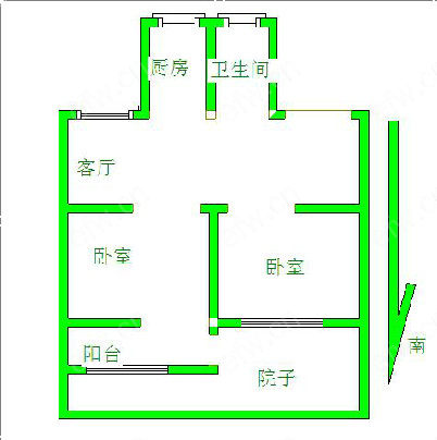 丰泽苑 2室2厅