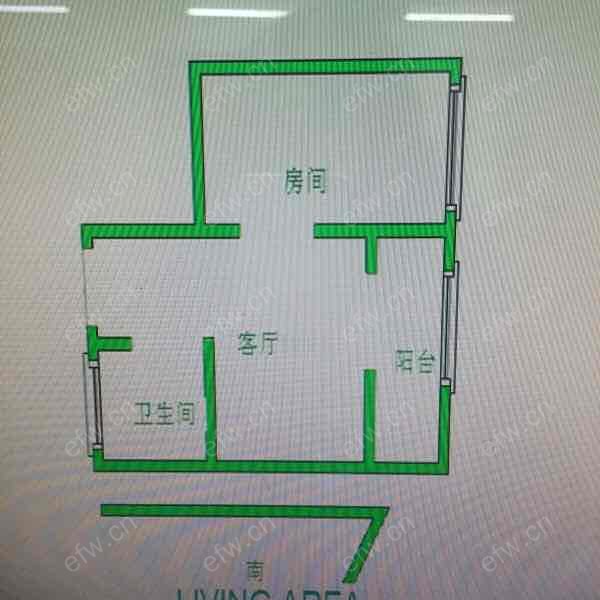 清扬新村 经典1房 东边户 全明 精装修！