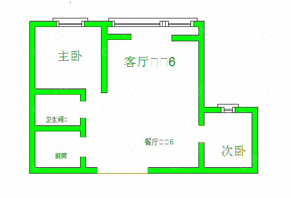 融创理想城市花园(亚美利加) 2室2厅