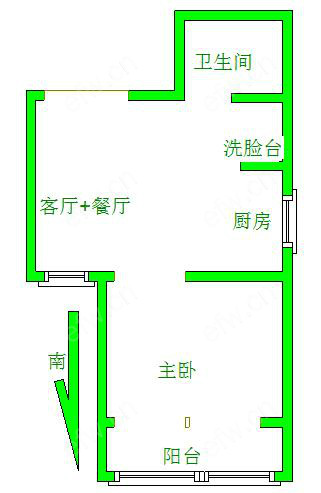 五爱家园 1室1厅....