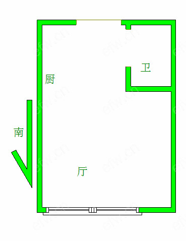 时代际  1室1厅