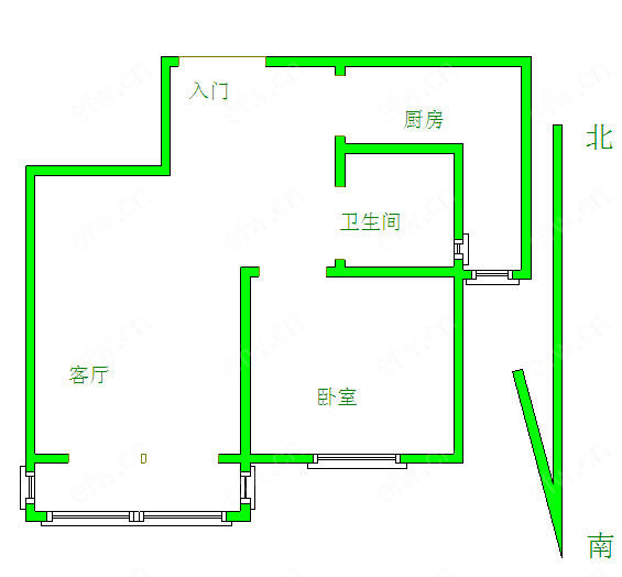 民丰苑 2室1厅 包土出