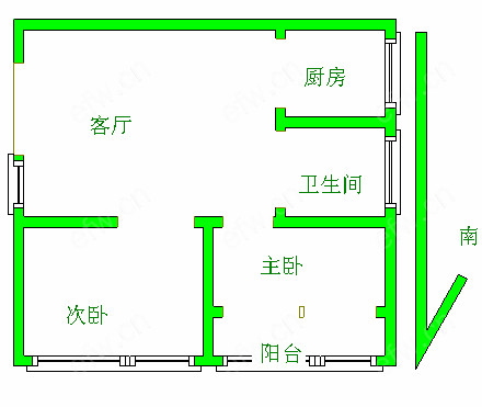 沁园新村 2室1厅