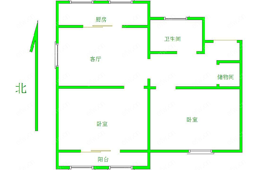 梁园(前宋巷) 2室2厅