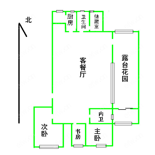 山水湖滨一期 3室2厅