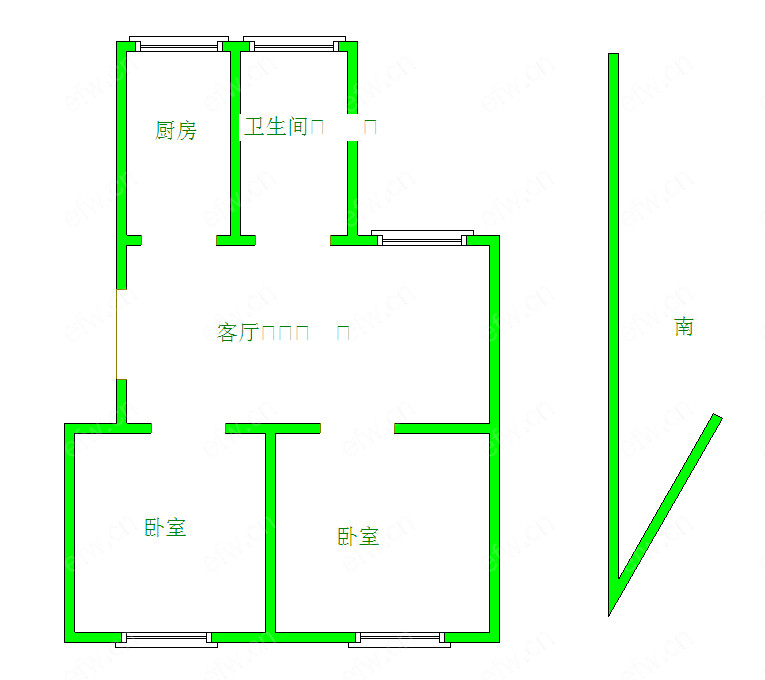 林陆苑 2室1厅